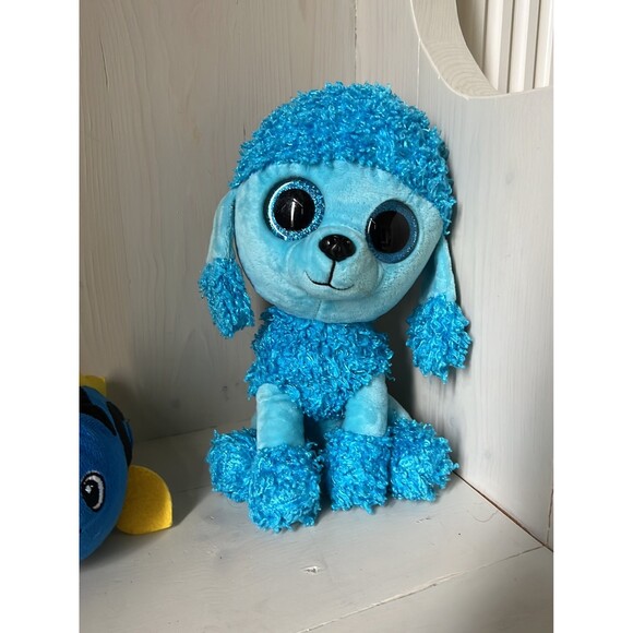 Ty Beanie Mandy The Poodle Plush Dog Dinosaur Fish Stuffed Animal Christmas Gift - Picture 2 of 8